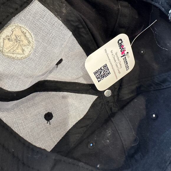 The Nightmare Before Christmas Baseball Cap Upcycled One of a Kind Oogie Boogie - Picture 5 of 5